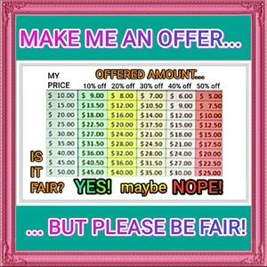 Make me an offer 🙂